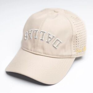 True Brvnd Dallas Performance Dad Hat in Sand